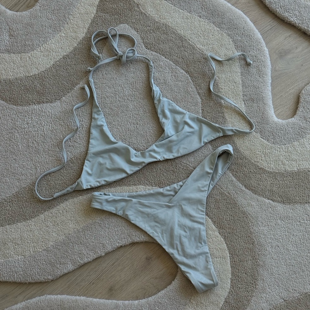 Joah Brown Bikini Top and Bottom